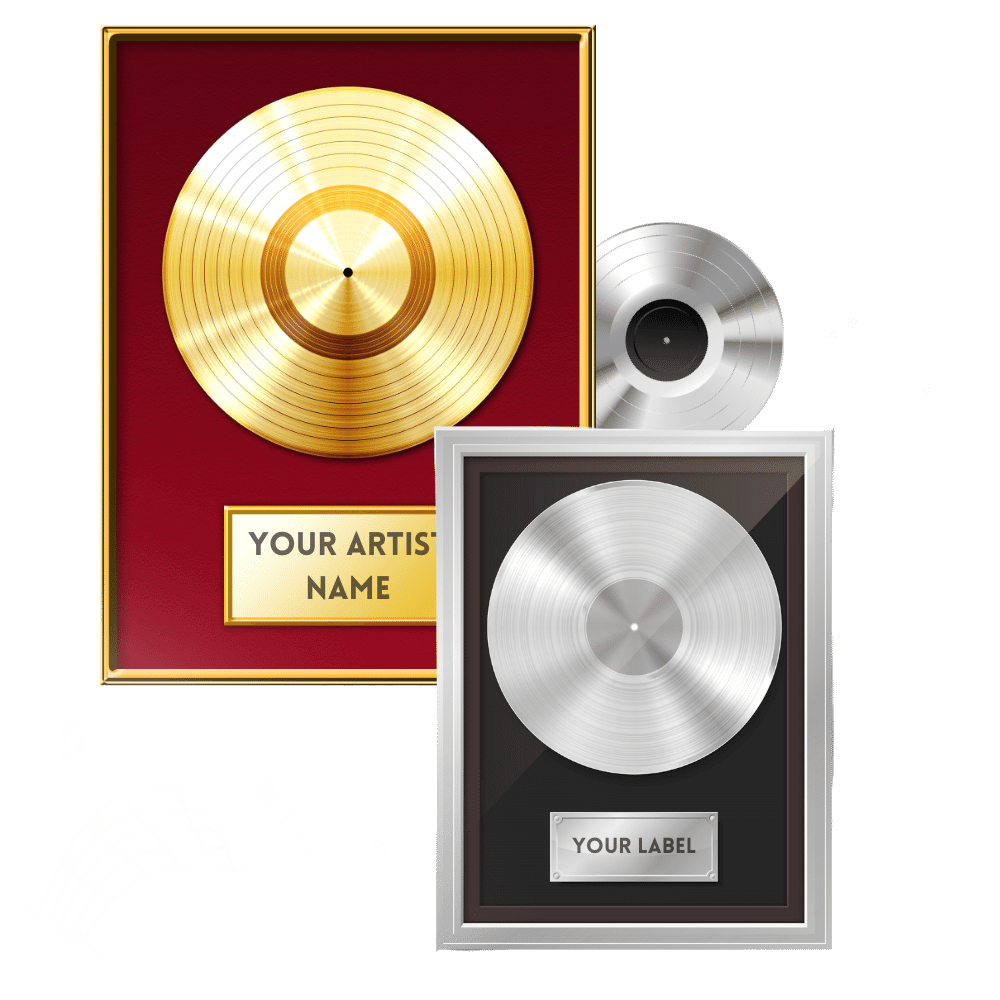 Music label launchpad LOUDmusic Music Gold & Platinum Records Graphic
